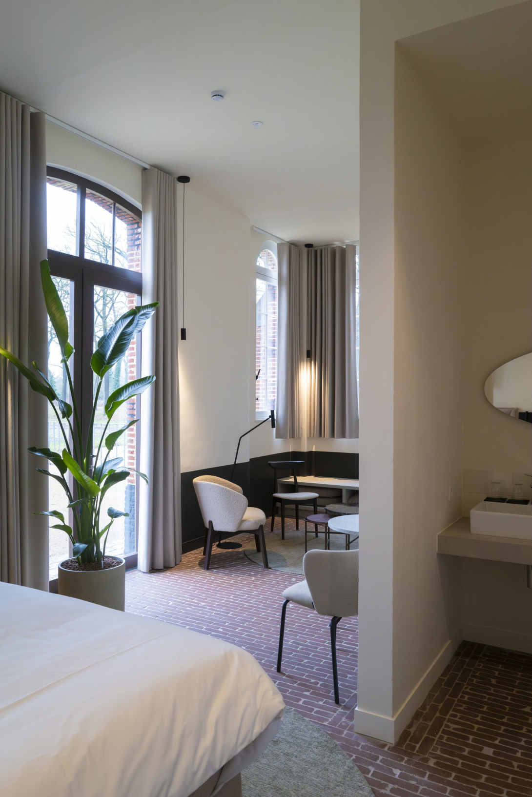 Detailfoto van hotelkamer Merksplas-kolonie