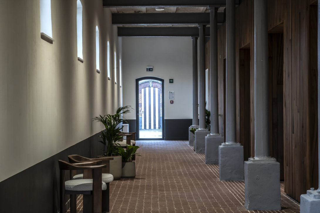 gang benedenverdieping Merksplas-kolonie hotel