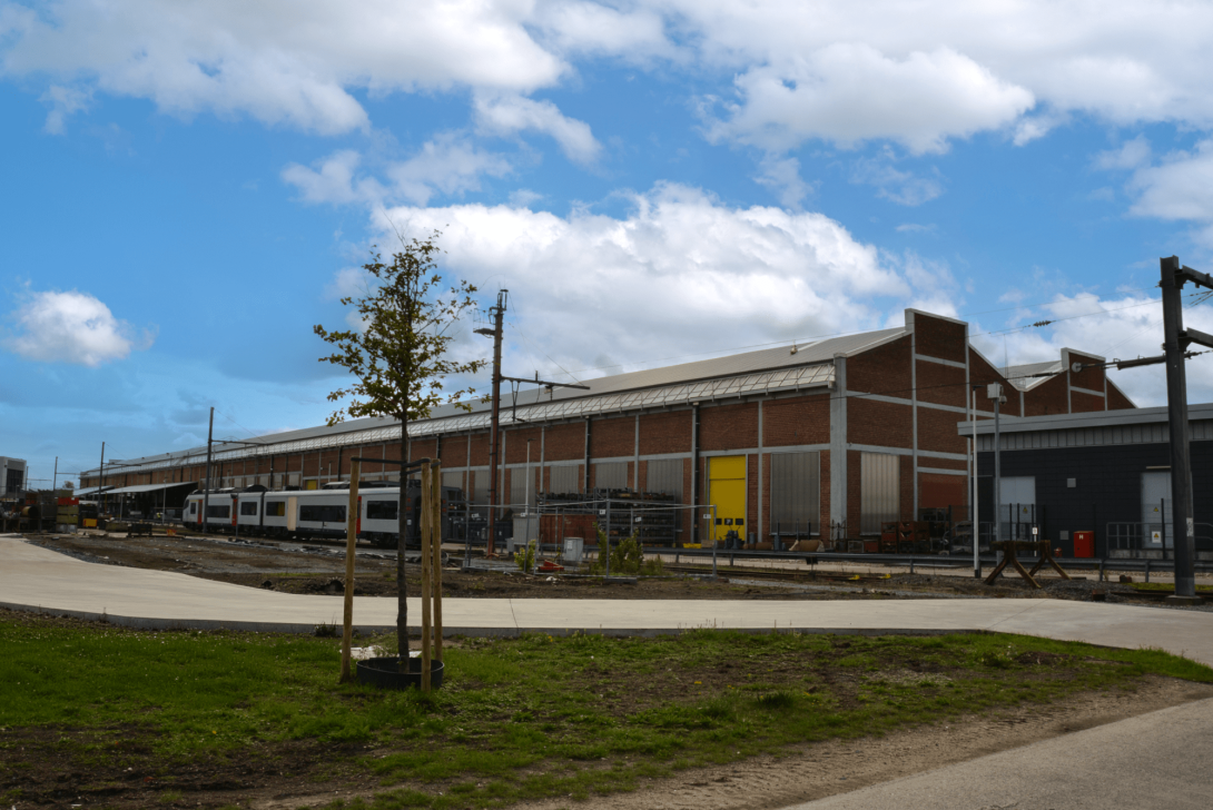 Buitenbeeld gebouw op Arsenaalsite