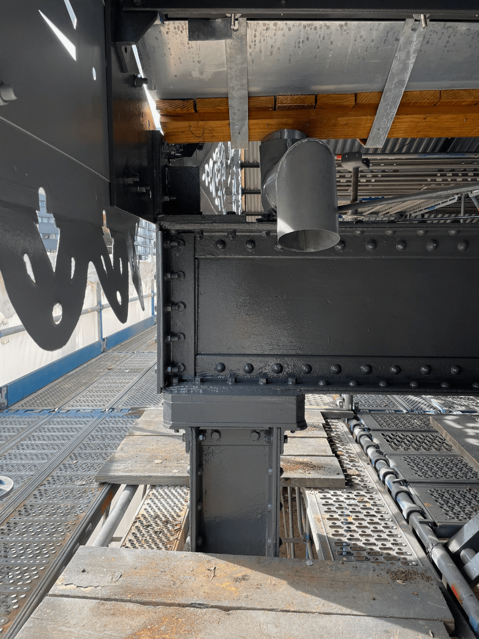 Detailfoto constructie